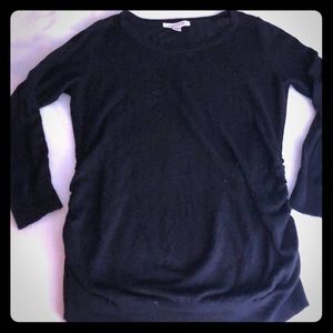 Motherhood maternity black crew neck sweater
